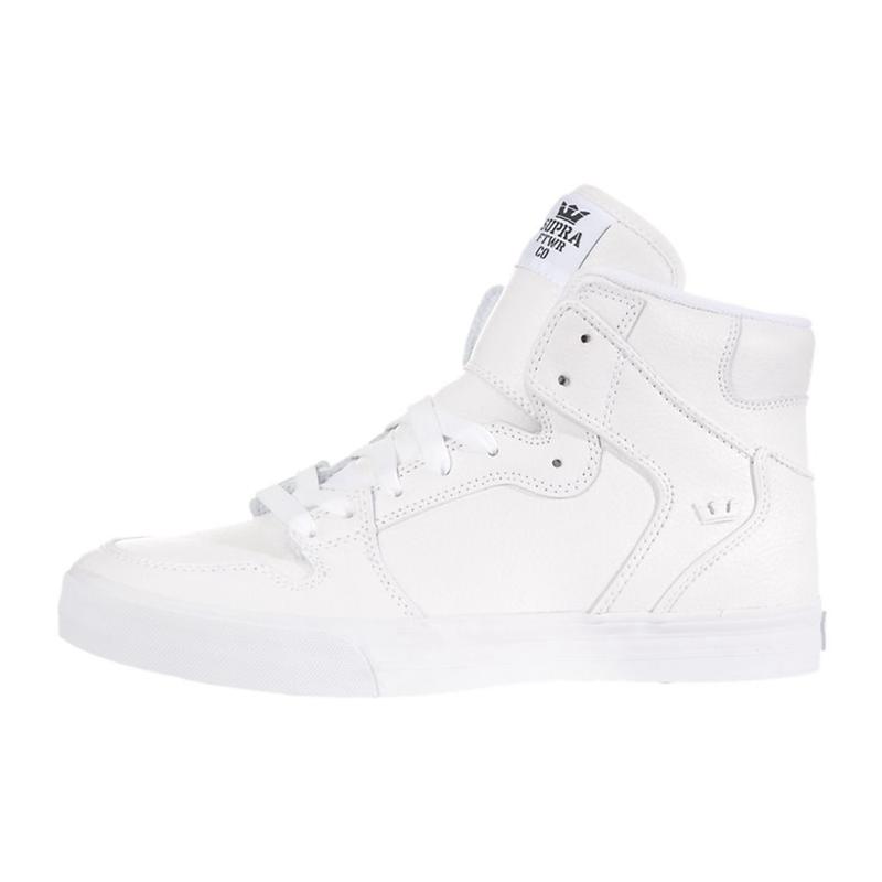 Zapatillas Altas Supra Argentina Hombre - VAIDER Blancas (HMDQT-7642)